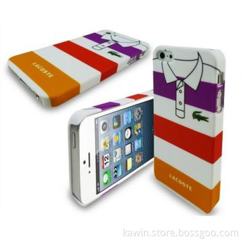 Water Transfer Printing PC+Silicone Cover for iPhone 5